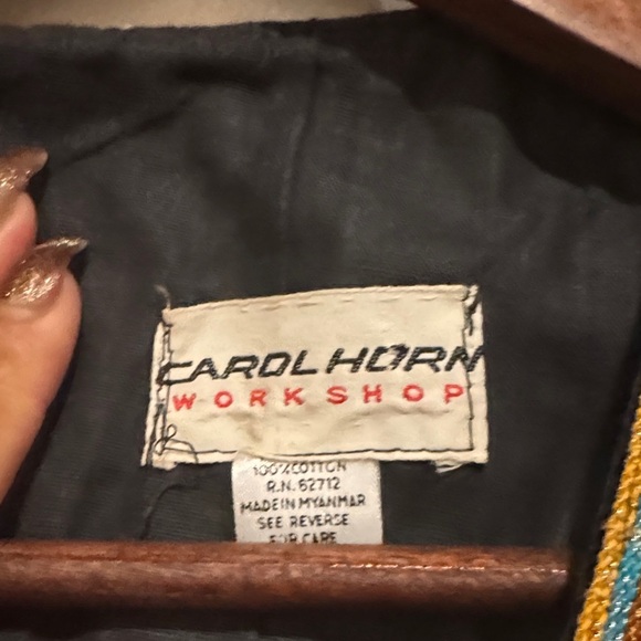 Ornate Black and Gold Embroidered Vest - Picture 4 of 10